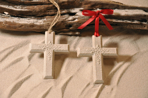 SAND ORNAMENT, CHRISTMAS TREE ORNAMENT, TROPICAL CHRISTMAS DECORATIONS, COASTAL ORNAMENT, SAND ORNAMENT, TROPICAL ORNAMENT, ARENOPHILE, SANTA, CHRISTMAS ORNAMENT, CHRISTMAS TREE, CROSS, EASTER