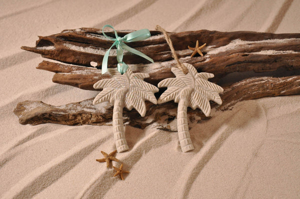 SAND ORNAMENT, CHRISTMAS TREE ORNAMENT, TROPICAL CHRISTMAS DECORATIONS, COASTAL ORNAMENT, SAND ORNAMENT, TROPICAL ORNAMENT, ARENOPHILE, SANTA, CHRISTMAS ORNAMENT, FLORIDA, PALM TREE