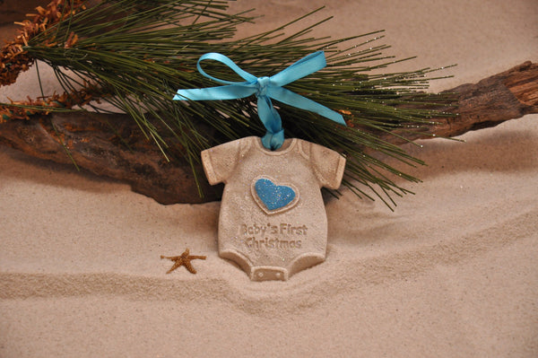 SAND ORNAMENT, CHRISTMAS TREE ORNAMENT, TROPICAL CHRISTMAS DECORATIONS, COASTAL ORNAMENT, SAND ORNAMENT, TROPICAL ORNAMENT, ARENOPHILE, SANTA, CHRISTMAS ORNAMENT, BABY