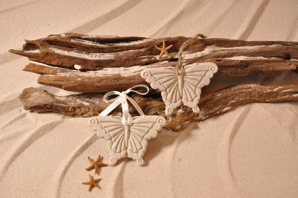SAND ORNAMENT, CHRISTMAS TREE ORNAMENT, TROPICAL CHRISTMAS DECORATIONS, COASTAL ORNAMENT, SAND ORNAMENT, TROPICAL ORNAMENT, ARENOPHILE, SANTA, CHRISTMAS ORNAMENT, BEACH, BUTTERFLY