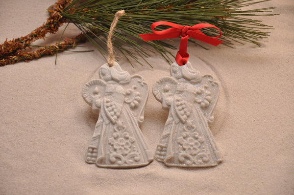 SAND ORNAMENT, CHRISTMAS TREE ORNAMENT, TROPICAL CHRISTMAS DECORATIONS, COASTAL ORNAMENT, SAND ORNAMENT, TROPICAL ORNAMENT, ARENOPHILE, SANTA, CHRISTMAS ORNAMENT, ANGEL