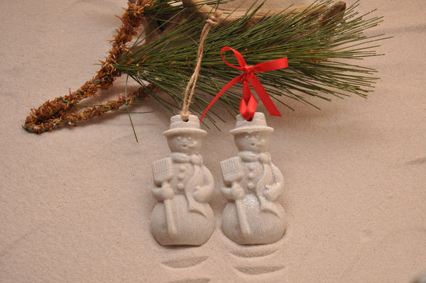 SAND ORNAMENT, CHRISTMAS TREE ORNAMENT, TROPICAL CHRISTMAS DECORATIONS, COASTAL ORNAMENT, SAND ORNAMENT, TROPICAL ORNAMENT, ARENOPHILE, SANTA, CHRISTMAS ORNAMENT, SNOWMAN