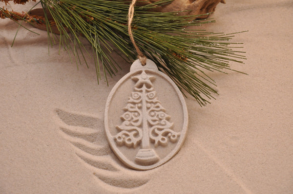 SAND ORNAMENT, CHRISTMAS TREE ORNAMENT, TROPICAL CHRISTMAS DECORATIONS, COASTAL ORNAMENT, SAND ORNAMENT, TROPICAL ORNAMENT, ARENOPHILE, SANTA, CHRISTMAS ORNAMENT, CHRISTMAS TREE