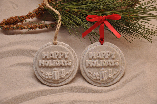 SAND ORNAMENT, CHRISTMAS TREE ORNAMENT, TROPICAL CHRISTMAS DECORATIONS, COASTAL ORNAMENT, SAND ORNAMENT, TROPICAL ORNAMENT, ARENOPHILE, SANTA, CHRISTMAS ORNAMENT, CHRISTMAS TREE, HAPPY HOLIDAY