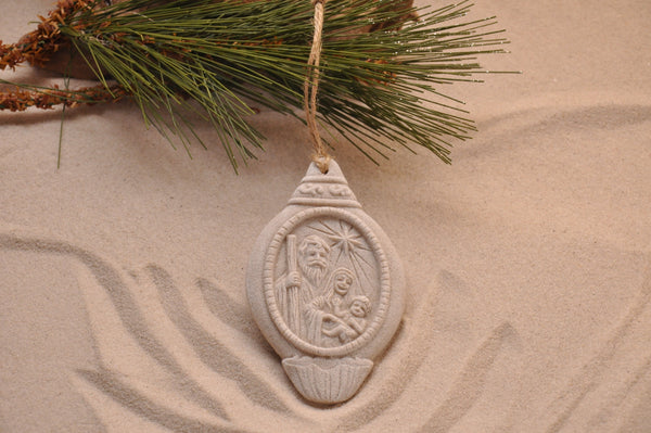 SAND ORNAMENT, CHRISTMAS TREE ORNAMENT, TROPICAL CHRISTMAS DECORATIONS, COASTAL ORNAMENT, SAND ORNAMENT, TROPICAL ORNAMENT, ARENOPHILE, SANTA, CHRISTMAS ORNAMENT, NATIVITY
