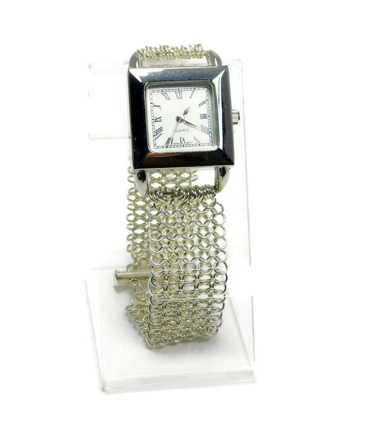 Sterling Silver European 4 in 1 Chainmaille Watch