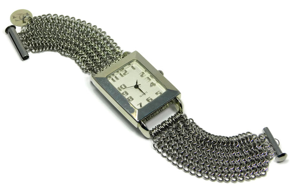 Stainless Steel European 4 in 1 Chainmaille Watch