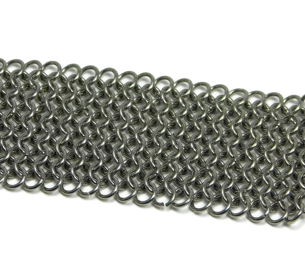 Stainless Steel European 4 in 1 Chainmaille Watch