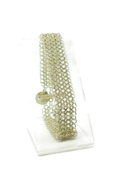 Sterling Silver European 4 in 1 Chainmaille Bracelet