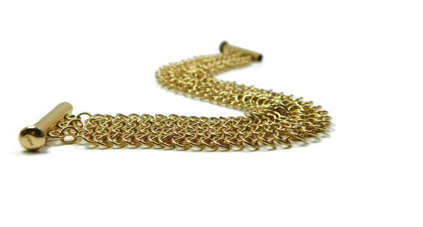 14kt gold fill European 4 in 1 chainmaille bracelet chainmaille bracelet chainmail jewelry chainmaille geometric jewelry geometric bracelet european 4 in 1 chainmail bracelet gold chainmail gold chainmaille