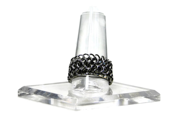 Stainless Steel European 4 in 1 Chainmaille Ring