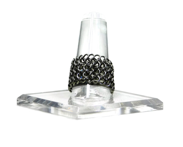 Stainless Steel European 4 in 1 Chainmaille Ring