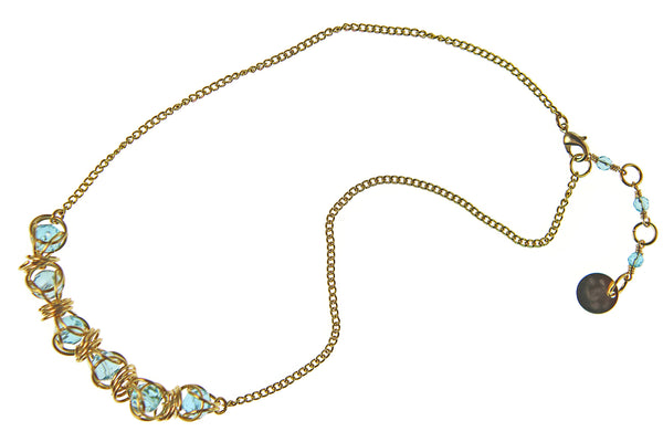 Swarovski Captured Crystal and Sterling Silver or 14kt Gold Fill Earrings, Necklace or Bracelet