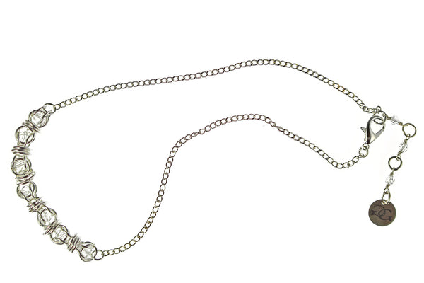 Swarovski Captured Crystal and Sterling Silver or 14kt Gold Fill Earrings, Necklace or Bracelet