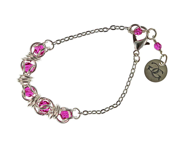 Swarovski Captured Crystal and Sterling Silver or 14kt Gold Fill Earrings, Necklace or Bracelet