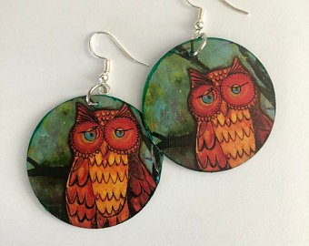 "Owl" Earrings