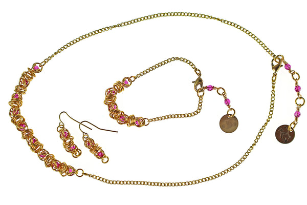 Swarovski Captured Crystal and Sterling Silver or 14kt Gold Fill Earrings, Necklace or Bracelet