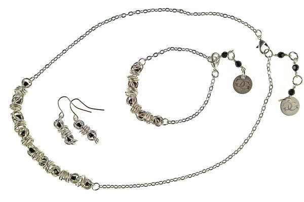 Swarovski Captured Crystal and Sterling Silver or 14kt Gold Fill Earrings, Necklace or Bracelet