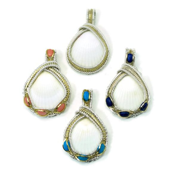 shell pendant silver shell necklace ocean jewelry island jewelry sanibel jewelry sanibel island jewelry captiva jewelry captiva island jewelry ocean inspired jewelry