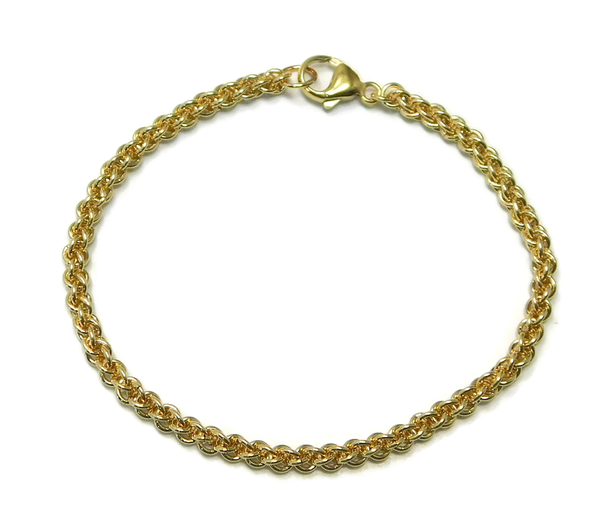 14kt gold fill jens pind chainmaille bracelet