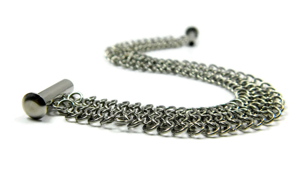 Stainless Steel European 4 in 1 Chainmaille Bracelet