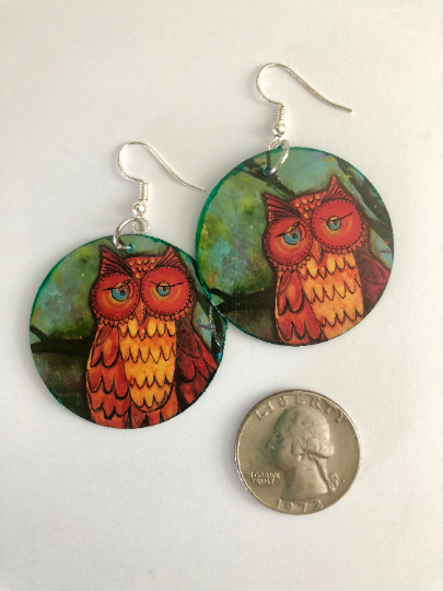 "Owl" Earrings