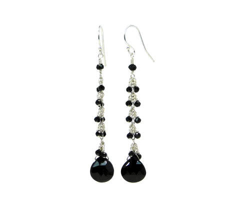 Black Spinel Midnight Earrings Sandy Jones