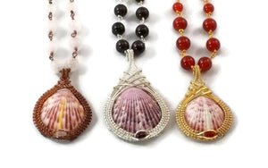 shell drop necklace group shell pendant shell necklace ocean jewelry sanibel jewelry sanibel island jewelry captiva jewelry captiva island jewelry island jewelry ocean inspired jewelry